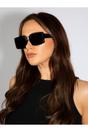 Black Oversized Square Frame in Black, Image 5 of 5