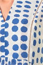 Blue Spot Print Tunic Top, Image 4 of 4