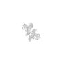 Silver Flower Stud Sterling Silver Earring, Image 1 of 3