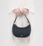 Navy The Lucy Navy Leather Bag, Image 8 of 8
