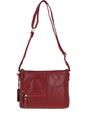 Red Exquisite Real Leather Cross Body Bag, Image 2 of 5