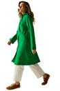 Green Orla Kiely Square Flower Long Jacket, Image 4 of 5