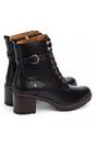 Black Women’s Combat Ankle Boots -W7H-8510, Image 4 of 7