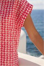 Red Spotted Dot Print Shell Top, Image 4 of 4