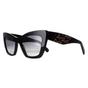 Black Salvatore Ferragamo Black Cat Eye Black Grey Gradient SF1081SE, Image 2 of 4
