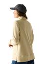 Cream Demmi Quarter Zip Fleece Top, Image 5 of 6