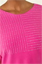 Cerise Embellished Stripe Knit Jumper, Image 5 of 5