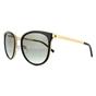Black Cat Eye Black Gold Grey Gradient Sunglasses, Image 2 of 6