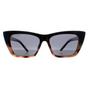 Black Cat Eye Shiny Black Smoke Polarized MP64, Image 1 of 4