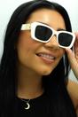 White Miu Miu White Rectangle White Dark Grey MU07YS, Image 5 of 5