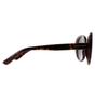 Brown Karen Millen Brown Oval Dark Tortoise Dark Grey KM5051, Image 4 of 4