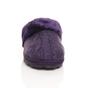 Purple AJVANI Purple Glitter Knitted Mules Slippers, Image 5 of 5