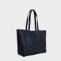 Navy 'ABINGDON' Real Leather Designer Tote Bag, Image 1 of 2