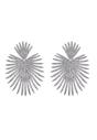 Silver Diva Sparkling Drop Earrings, Image 1 of 5