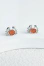 Multi Mia Gioielli Multi Sterling Silver Crab Stud Earrings, Image 2 of 2