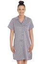 Navy Satin Nightshirt, Image 1 of 5