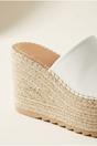 White iKrush White Rosa Womens Espadrille Wedge Sandals, Image 2 of 4