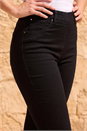Black Petite Stretch Crop Denim Jegging, Image 4 of 4