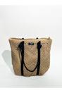 Beige Large Beach Tote Bag, Image 1 of 4
