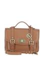 Camel Ashwood Leather Camel Stylish Real Leather Large Satchel Bag, Image 1 of 4