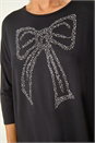 Black Hotfix Bow Top, Image 5 of 5