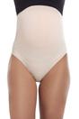 Beige High Waist Seamless Maternity Briefs, Image 1 of 5