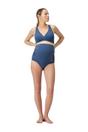 Blue Mathi Wai High Waist Maternity Bikini Set, Image 1 of 3