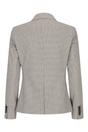 Beige Infinity Leather Beige Women's Beige Tweed Wool Blend Blazer, Image 4 of 5