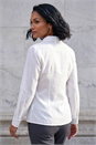 Ivory  Dusk Textured Seam Detail Shirt, Image 3 of 4