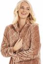 Brown Full Length Zip Housecoat With Inseam Pockets, Image 2 of 5
