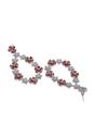 Red Diva Dainty Floral Dangle Earrings, Image 3 of 5