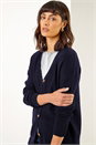  Longline Buttoned Cardigan, Image 4 of 5