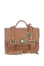 Camel Ashwood Leather Camel Stylish Real Leather Medium Satchel Bag, Image 1 of 4