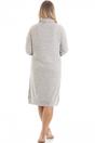 Light Grey Camille Lingerie Light Grey Comfy Fit Hacci Lounger, Image 3 of 5