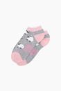 Grey Sheep Bamboo Trainer Socks in Grey Marl, Image 3 of 4