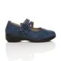 Navy Blue AJVANI Navy Blue Flat Comfort Mary Jane Shoes, Image 2 of 6