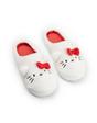 White Hello Kitty Character Face UK Slippers, Image 1 of 6