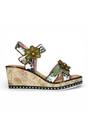 Beige Womens Floral Wedge Espadrille-BALLON-08, Image 1 of 7