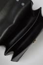Black Textured Mini City Crossbody Shoulder Bag With Top Handle, Image 2 of 3