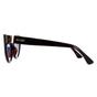  Cat Eye Dark Havana Blue Sunglasses, Image 3 of 4