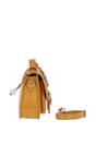 Ochre Stylish Real Leather Large Satchel Bag, Image 4 of 4