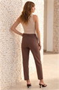 Brown Straight Leg Angela Stretch Trouser, Image 3 of 4