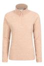 Beige Snowdon Melange Fleece Top, Image 1 of 4