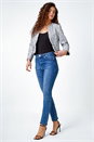 Black Frayed Edge Smart Textured Jacket, Image 2 of 5