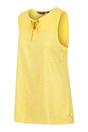 Yellow Janessa Patterned Sleeveless TShirt, Image 3 of 3