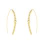 Gold Spero Gold Beaded Pull Through Sterling Silver Earrings, Image 1 of 1