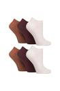 Burgundy 6 Pack Trainer Ankle Socks, Image 1 of 3
