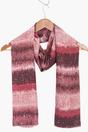 Red Speckled Ombre Striped Lightweight Scarf, Image 1 of 3