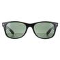 Black Ray-Ban Black Rectangle Black Green Sunglasses, Image 1 of 6