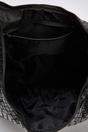 Black Woven Texture Oversized Tote Shoulder Bag, Image 2 of 4